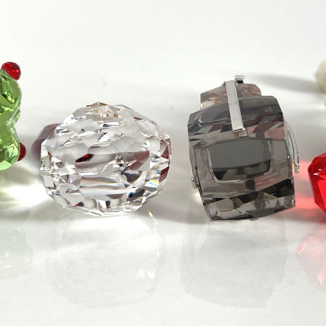SWAROVSKI スワロフスキー　クリスマスオーナメント クリスタル4set