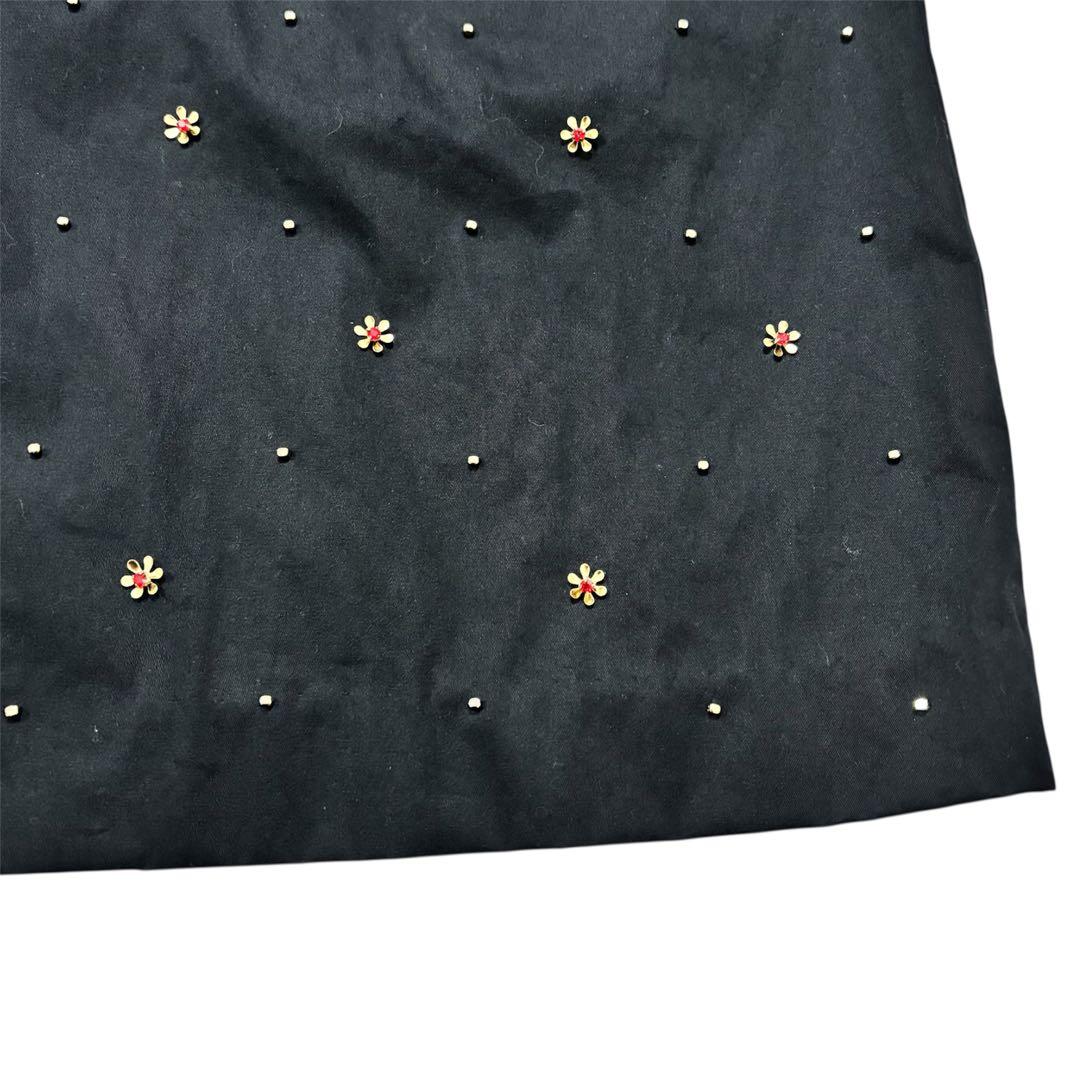 MUVEIL　花ビジュー　ドット　トレンチコート スプリング　38 M 