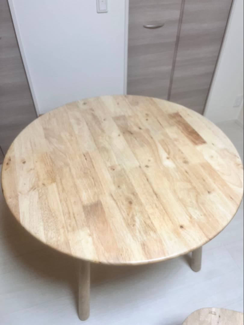 定価46900円　北欧風　天然木 ダイニング3点セット