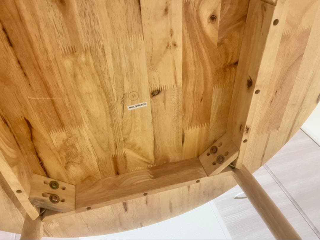 定価46900円　北欧風　天然木 ダイニング3点セット