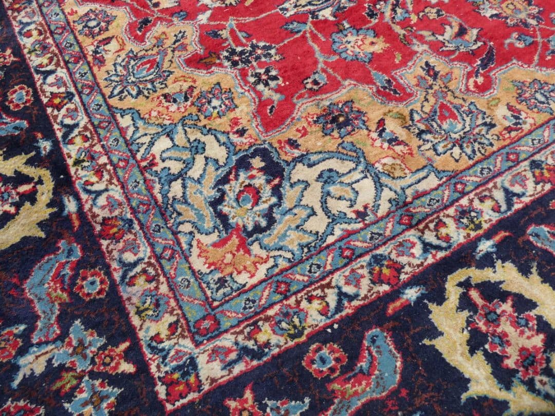 大判　ペルシャ絨毯　373×270cm　イラン産　手織り