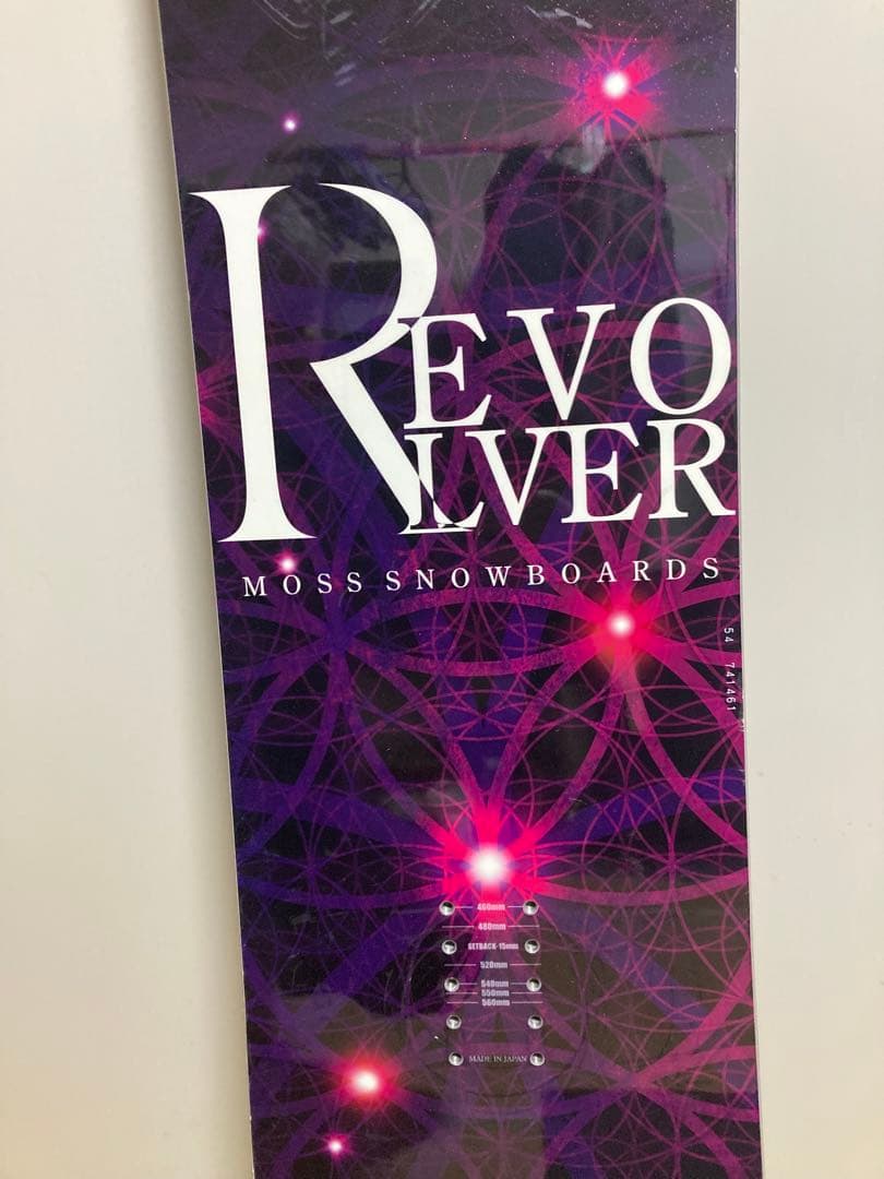 スノーボード MOSS BOARDS REVOLVER 154