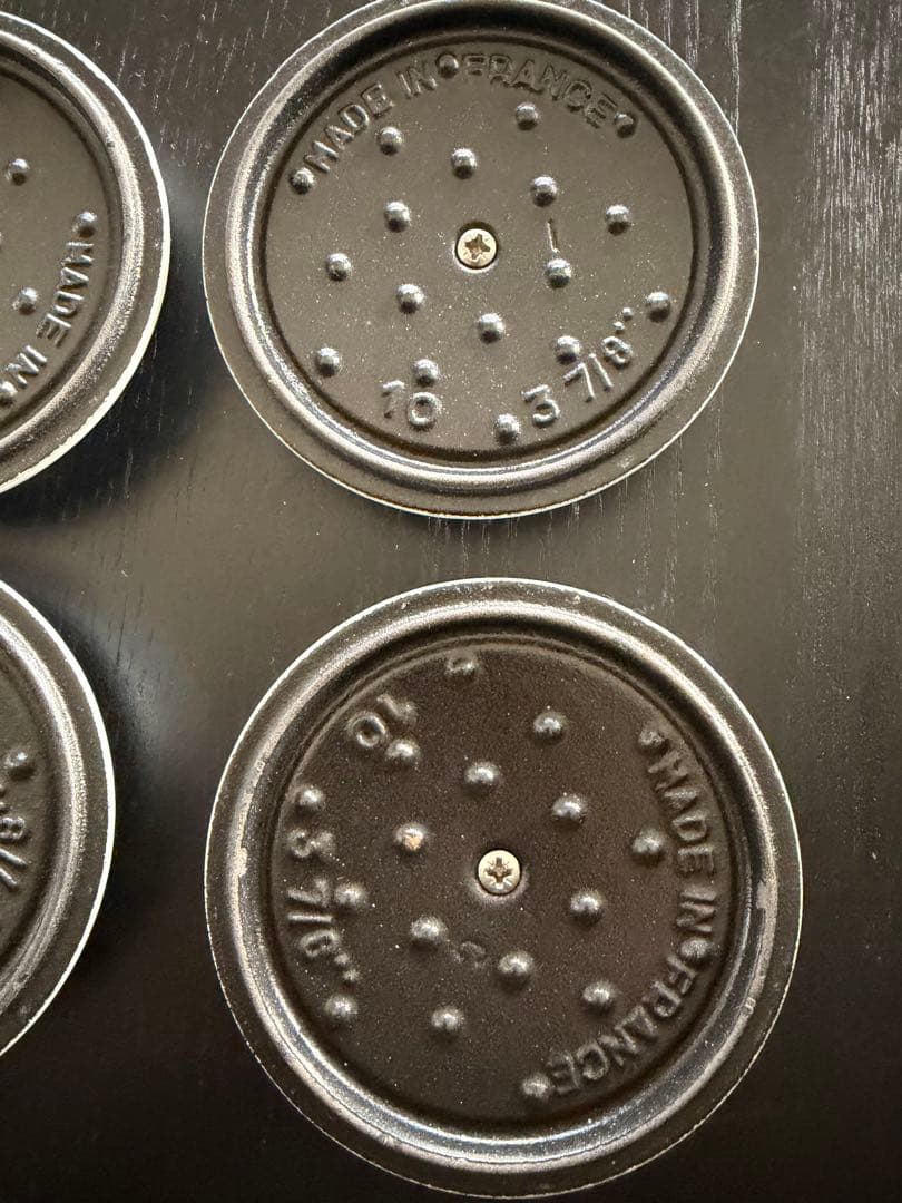 貴重希少　ストウブ　ピュアホワイト　10cm 4個セット　箱無し