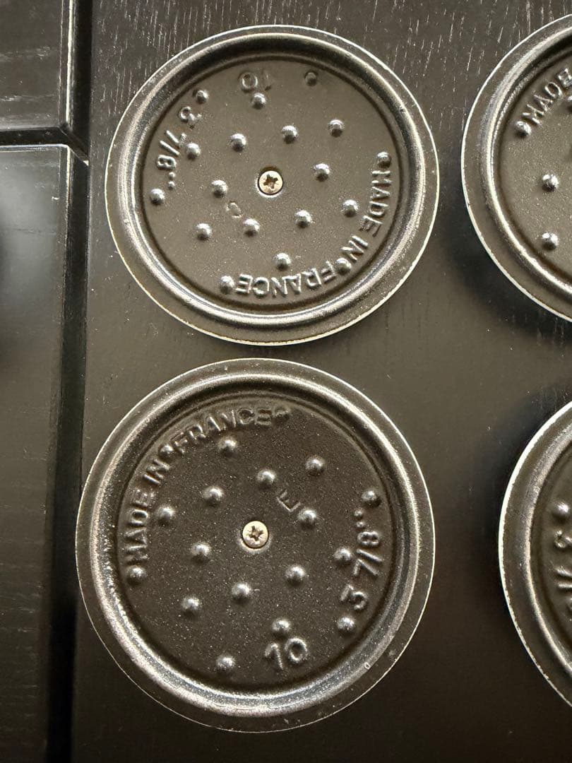 貴重希少　ストウブ　ピュアホワイト　10cm 4個セット　箱無し