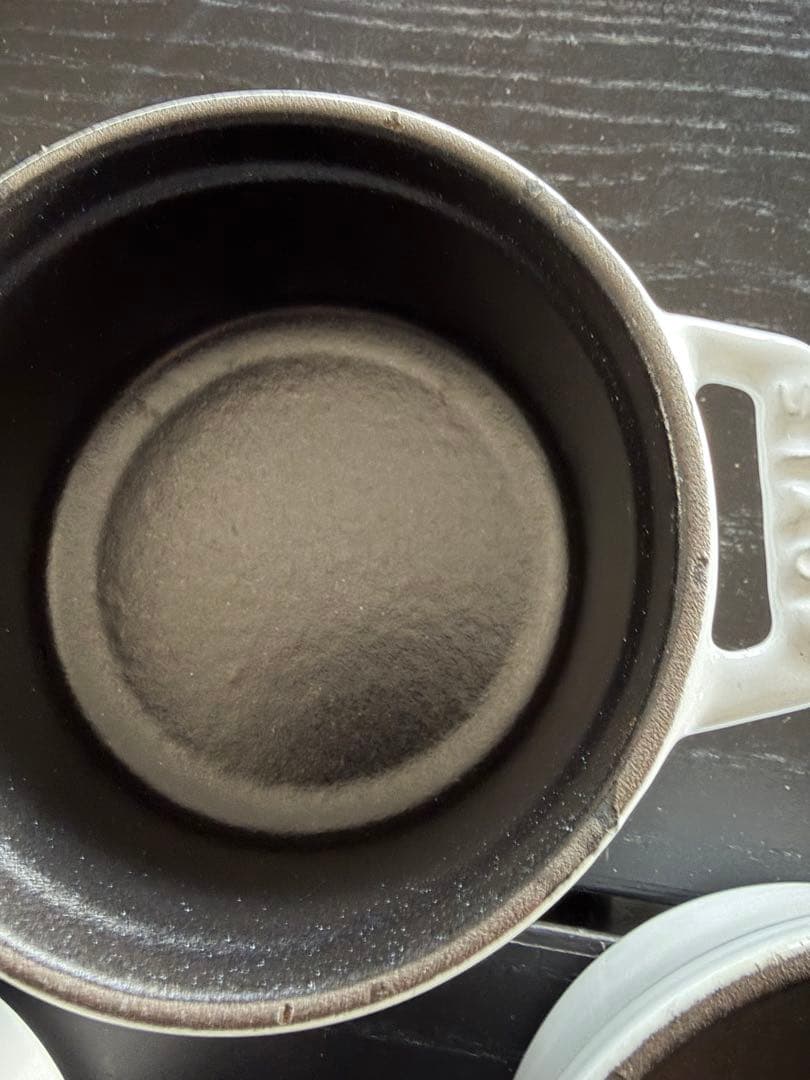 貴重希少　ストウブ　ピュアホワイト　10cm 4個セット　箱無し