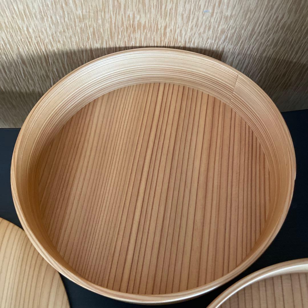 栗久 秋田杉 大館曲げわっぱ 二段重