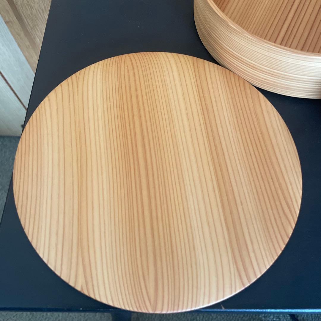 栗久 秋田杉 大館曲げわっぱ 二段重