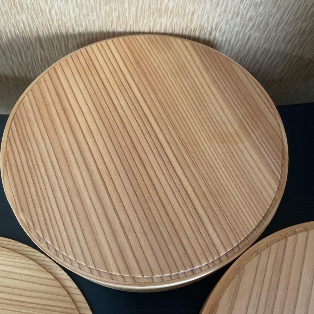 栗久 秋田杉 大館曲げわっぱ 二段重