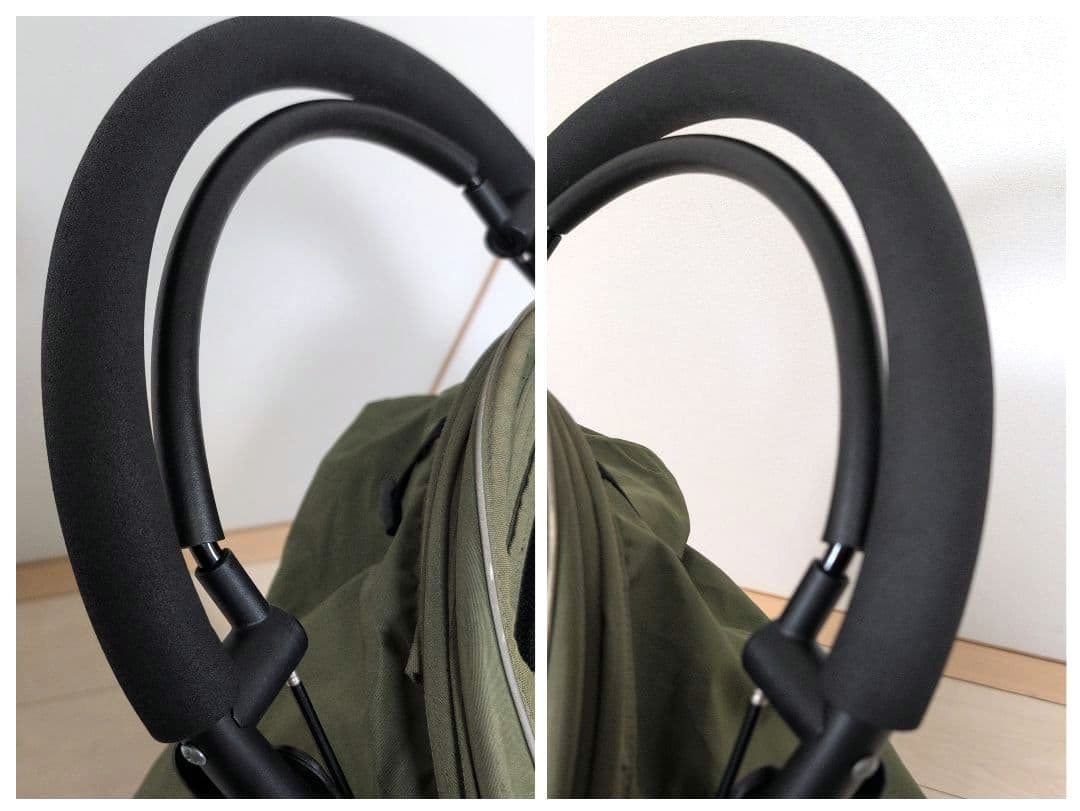 エアバギー ココ 空気入付 カーキ 三輪 ブレーキ ベビーカー