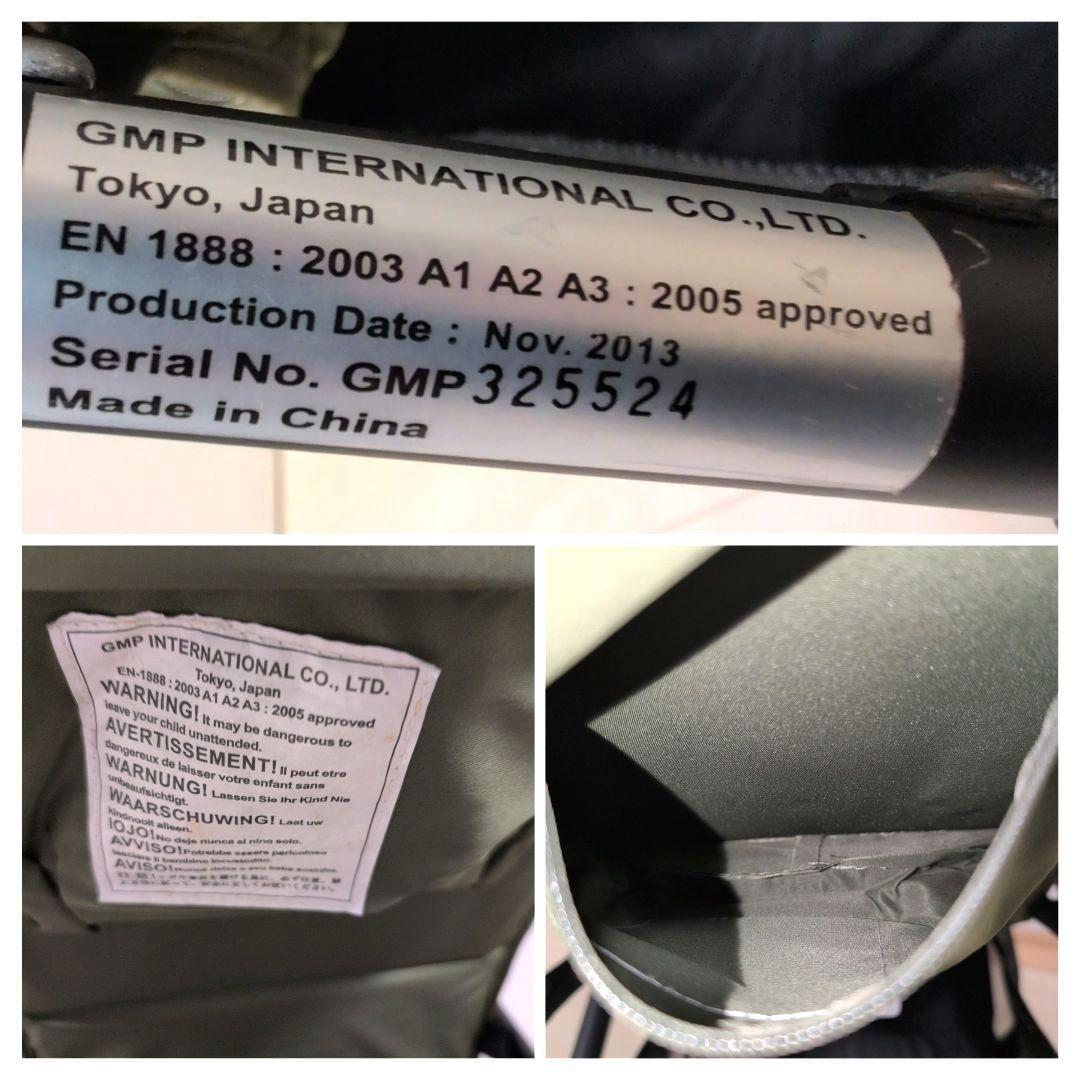 エアバギー ココ 空気入付 カーキ 三輪 ブレーキ ベビーカー