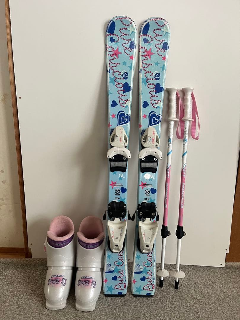 90㎝ スキー板 ブーツ ストック