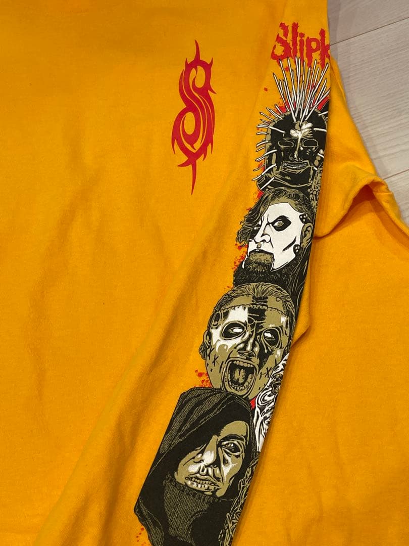 slipknot REBEL8 コラボ ロングスリーブTシャツ オレンジ XL