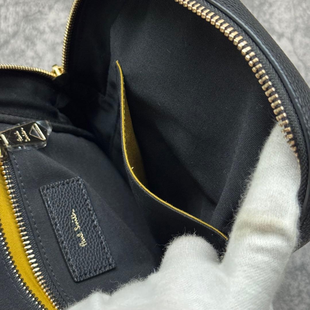 未使用級✨ポールスミス ボディバッグ マルチストライプ 斜め掛け レザー