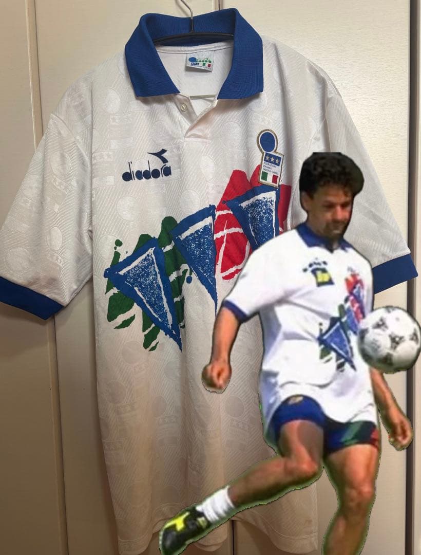 ディアドラ DIADORA 90s イタリア代表 トレーニングシャツ