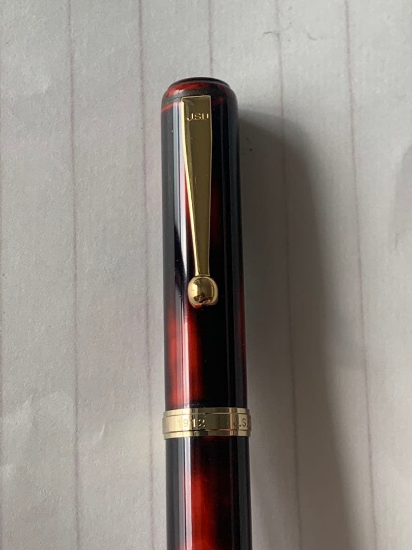 極めて希少 大橋堂（Ohashido） 漆軸 手作り 万年筆 14K