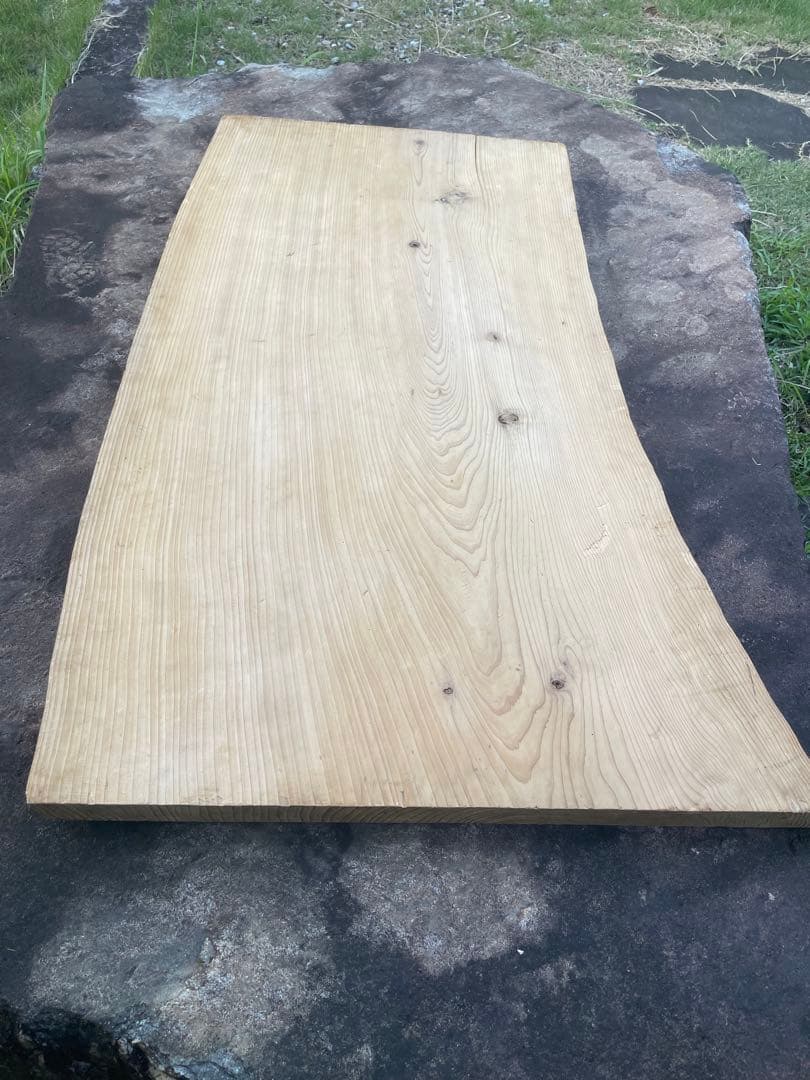無加工　一枚板　テーブル　約、縦115cm×横71cm