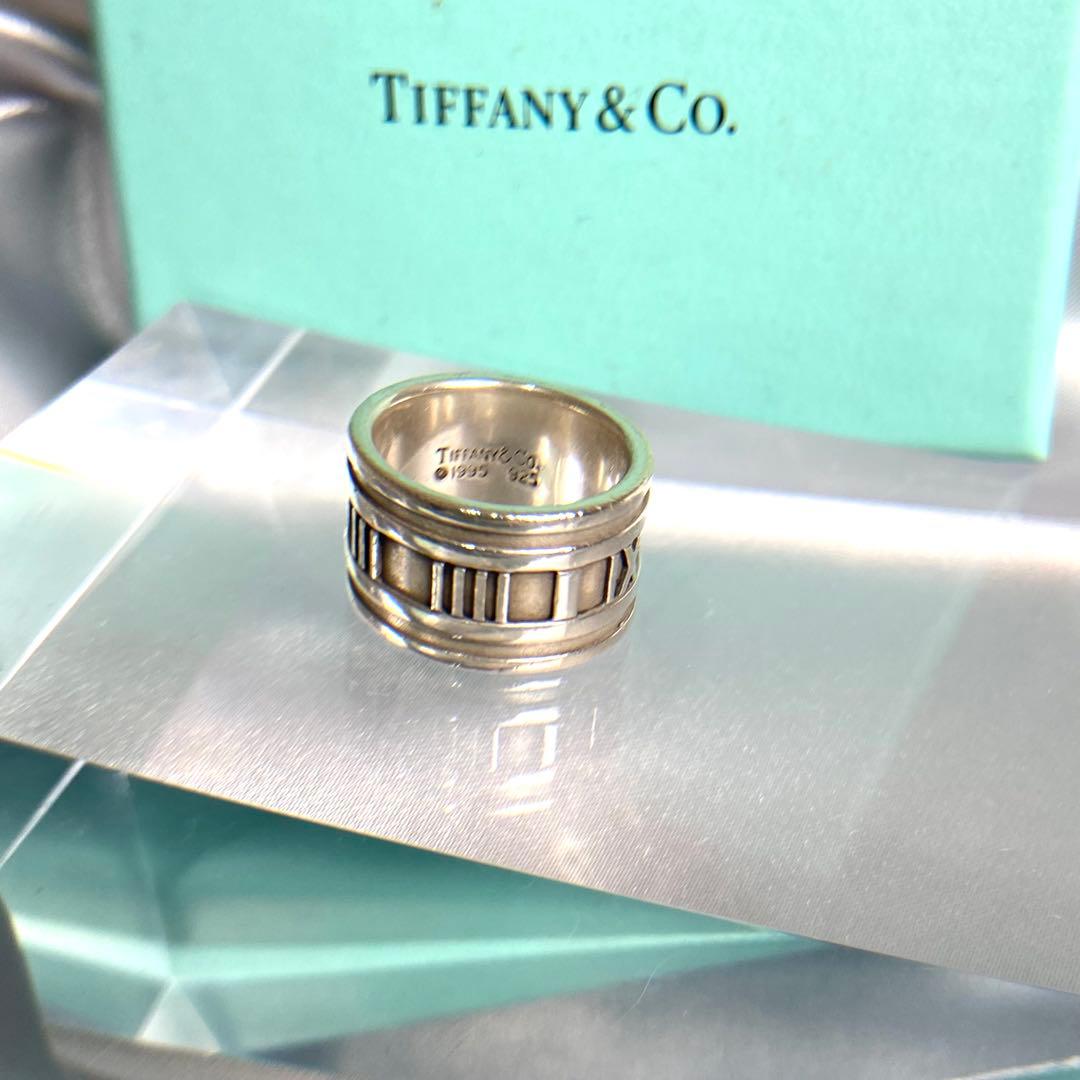 ティファニー　アトラスワイドリング　925 シルバーリング　10号