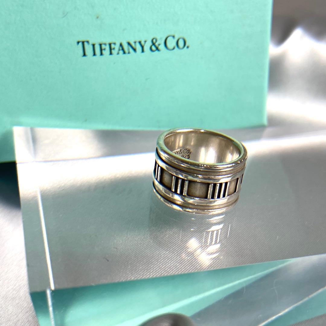 ティファニー　アトラスワイドリング　925 シルバーリング　10号