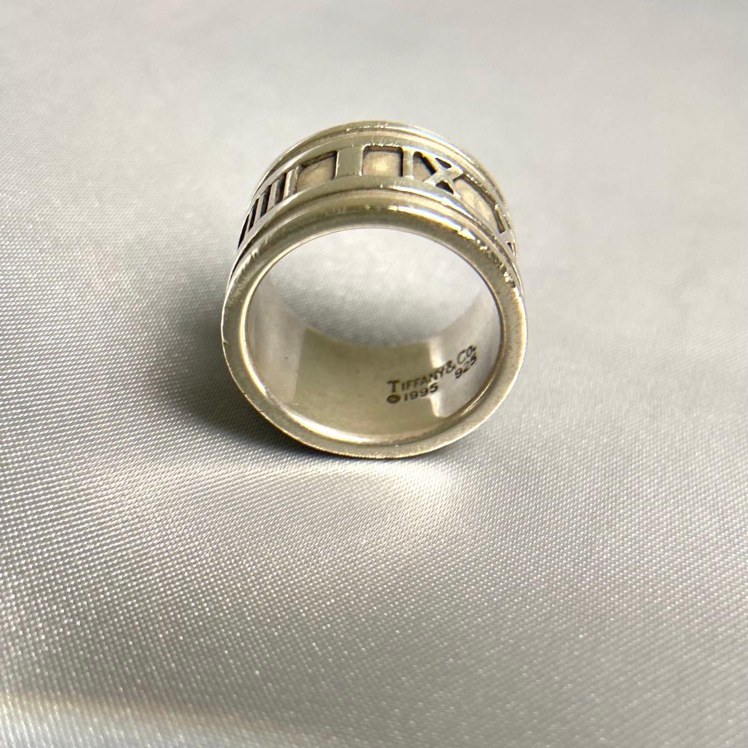 ティファニー　アトラスワイドリング　925 シルバーリング　10号