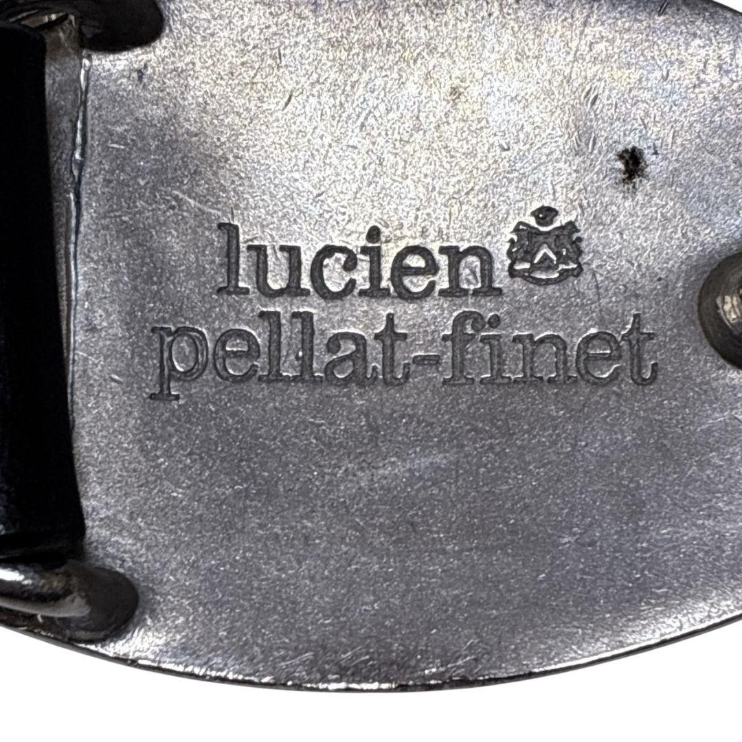 ルシアン・ペラフィネ ベルト スカル ドクロ 本革 イタリア製 ビッグバックル