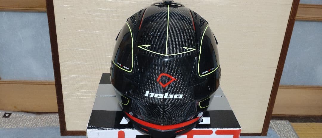 hebo トライアルヘルメット カーボン