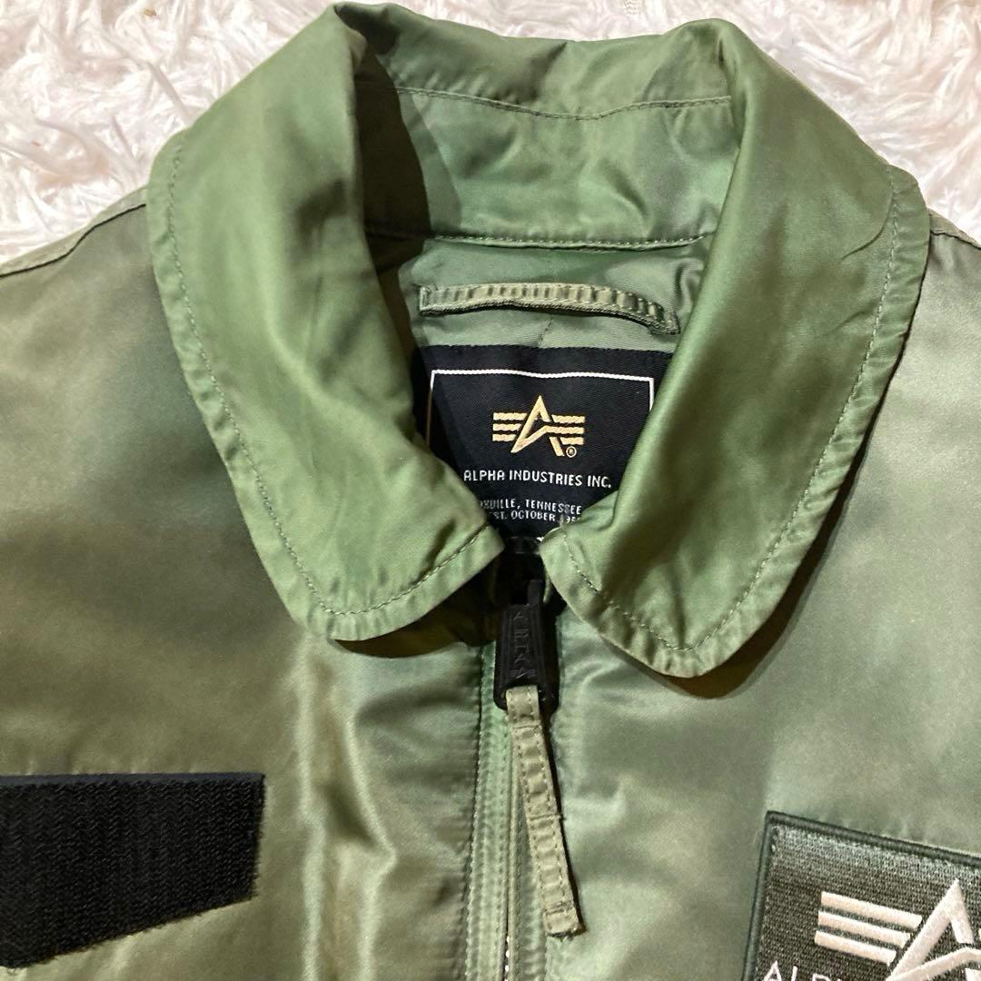 【希少AIR RESCUE CREW 刺繍】 アルファ　CWU-45/P L