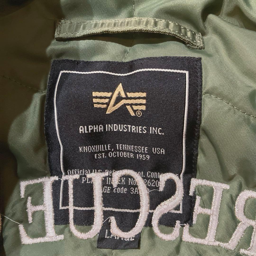 【希少AIR RESCUE CREW 刺繍】 アルファ　CWU-45/P L