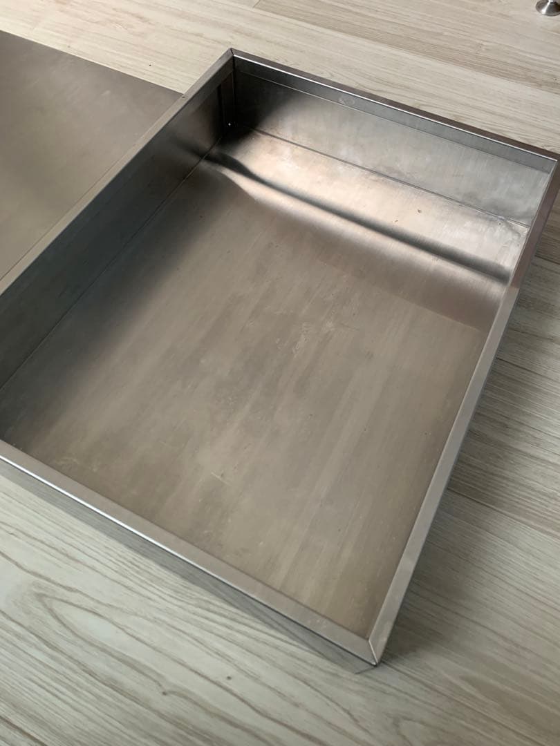 【棚板、トレーのみ】ステンレスユニットシェルフワゴンセット