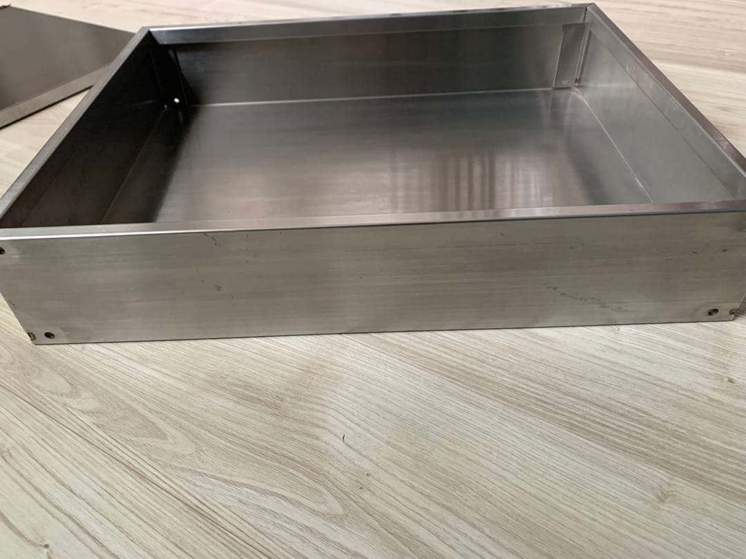 【棚板、トレーのみ】ステンレスユニットシェルフワゴンセット