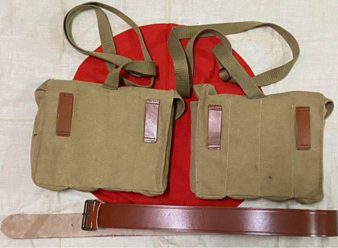 ★日本軍 八八、八九式重擲弾筒弾嚢セット（廉価版、複製品）帝国陸軍　海軍陸戦隊