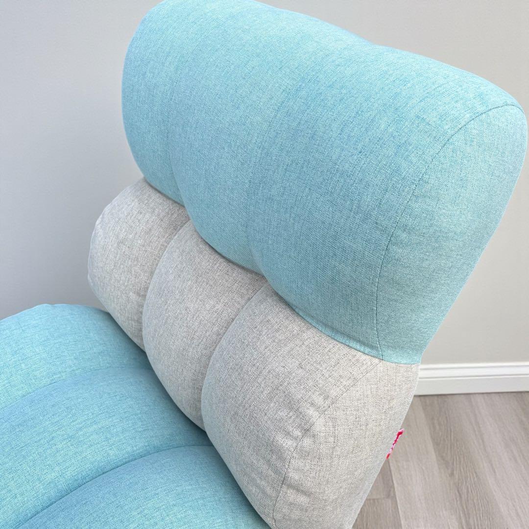 ✨未使用級✨Piglet CHIBIローソファ ブルー 座椅子 リクライニング