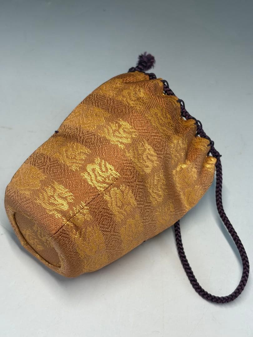 【中古品】茶道具 茶入 古瀬戸肩衝 筒井 大名物写 陶若窯 桐箱