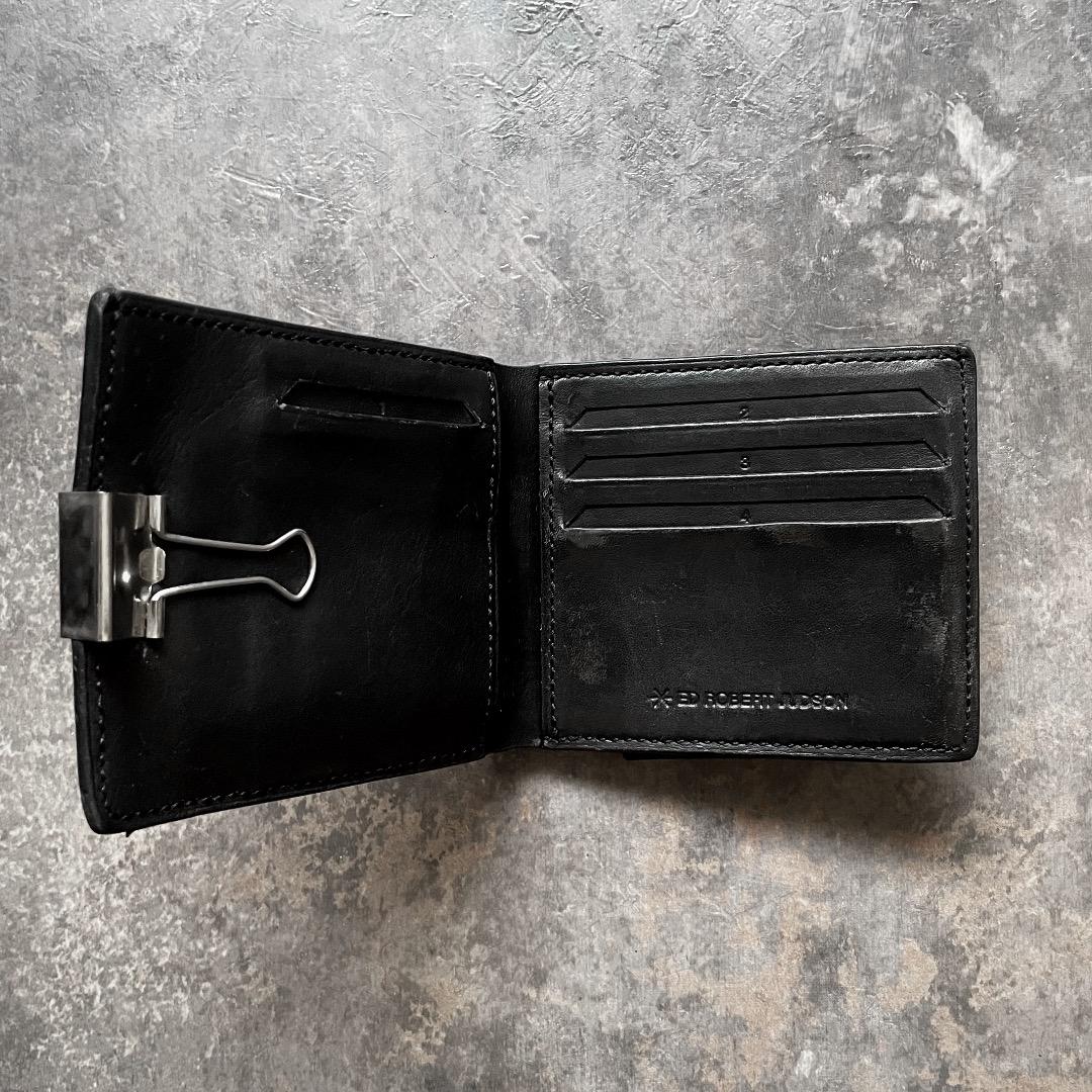 ED ROBERT JUDSON【GEM】クリップ　ハーフウォレット 黒 財布