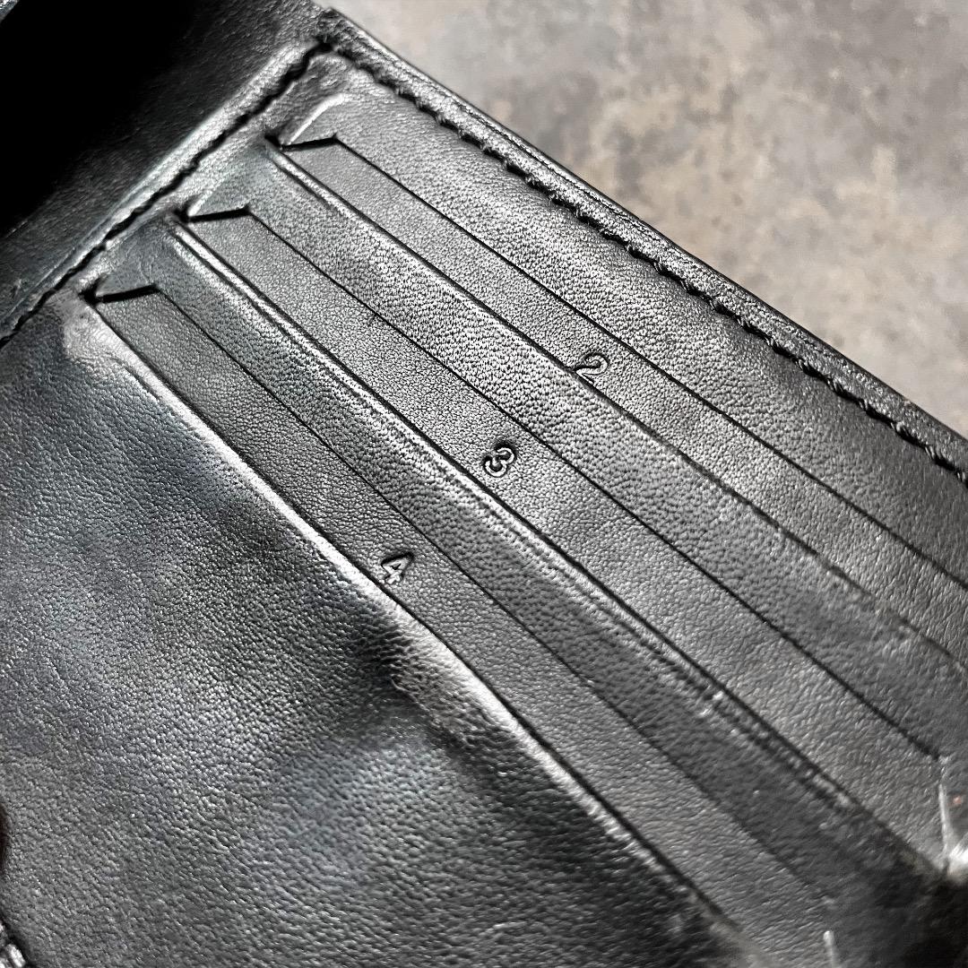 ED ROBERT JUDSON【GEM】クリップ　ハーフウォレット 黒 財布