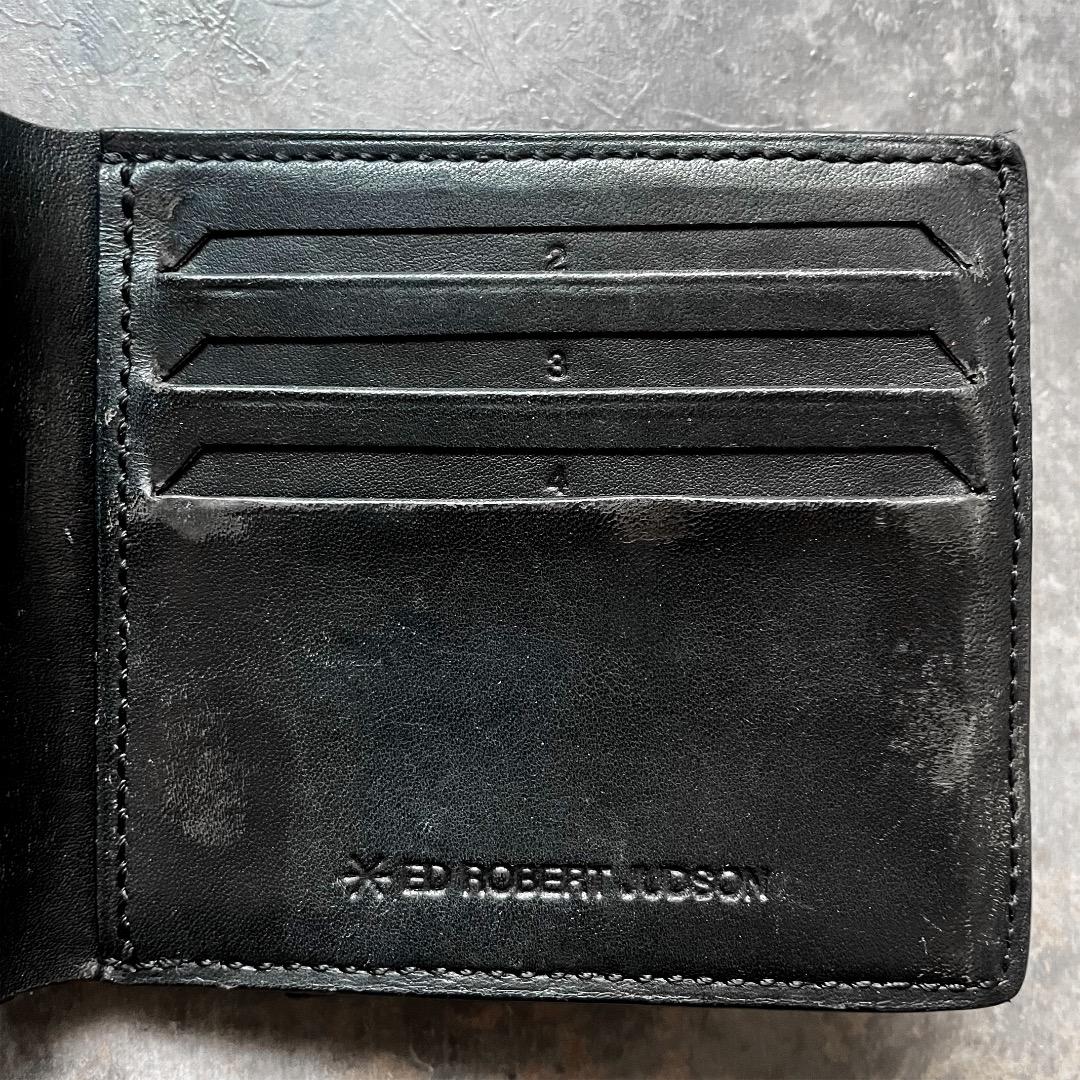 ED ROBERT JUDSON【GEM】クリップ　ハーフウォレット 黒 財布