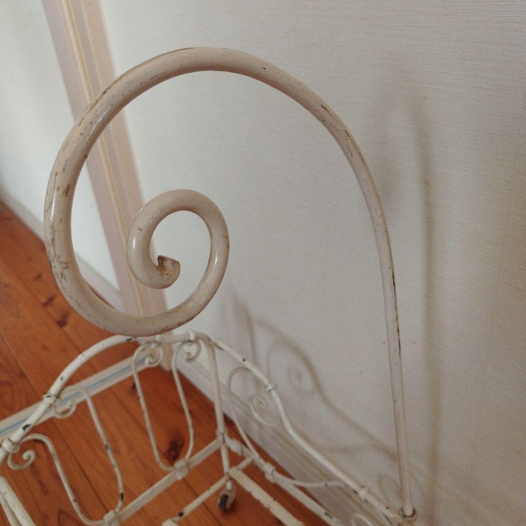 アンティーク　アイアン　スリッパ入れ　ガーデニング