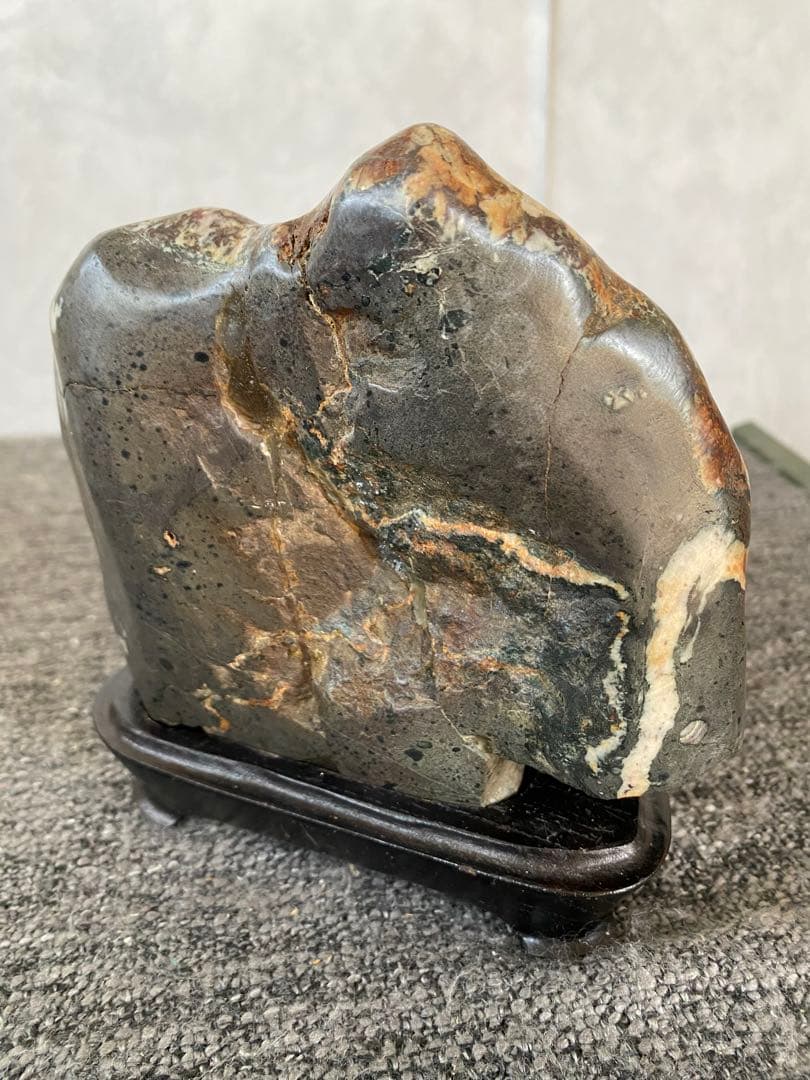 菊花石　置物　石