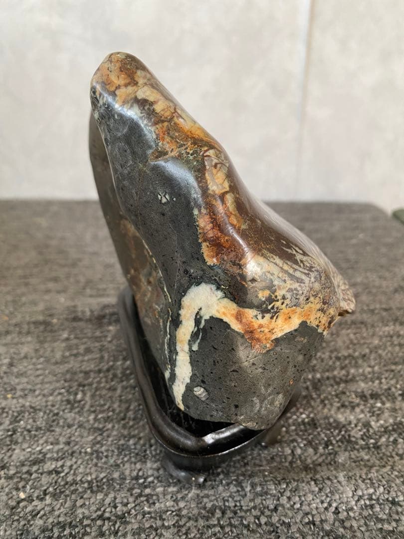 菊花石　置物　石