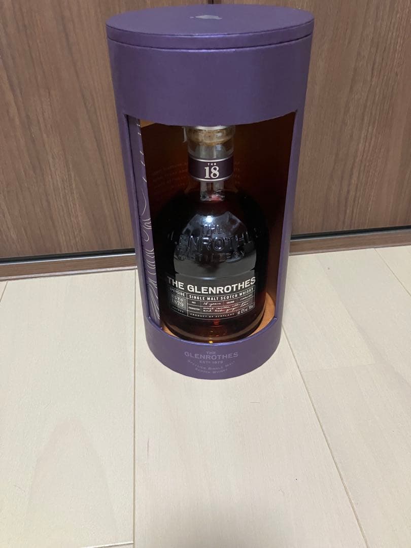 グレンロセス18年　箱付き　モルトウィスキー