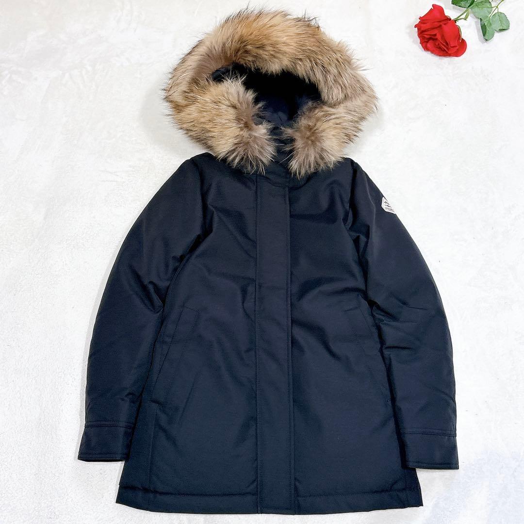 新品タグ付✨　ピレネックス　ダウンジャケット　ボルドー　XS ブラック　黒