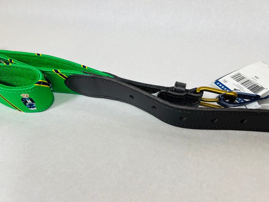 レア USA限定 日本未発売 クマ デザイン ポロ メンズ ベルト 96cm 2