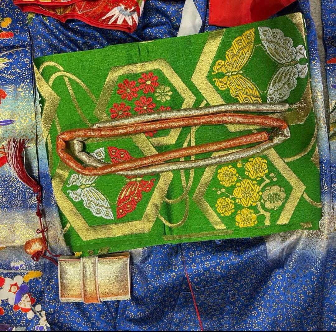 七五三 着物 帯 セット　7歳