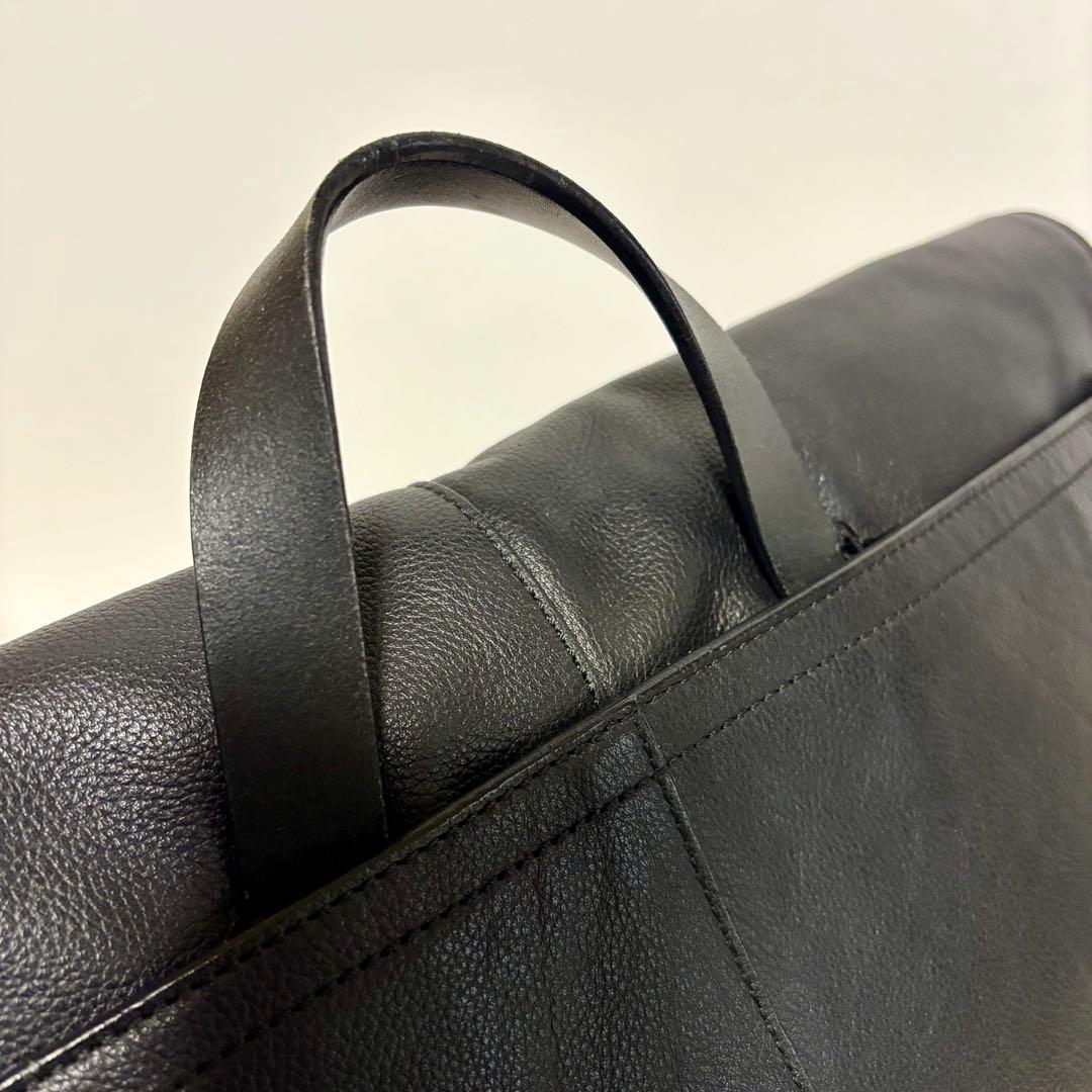 【美品】コーチ　トンプソンメッセンジャーバック70313 ブラック2way