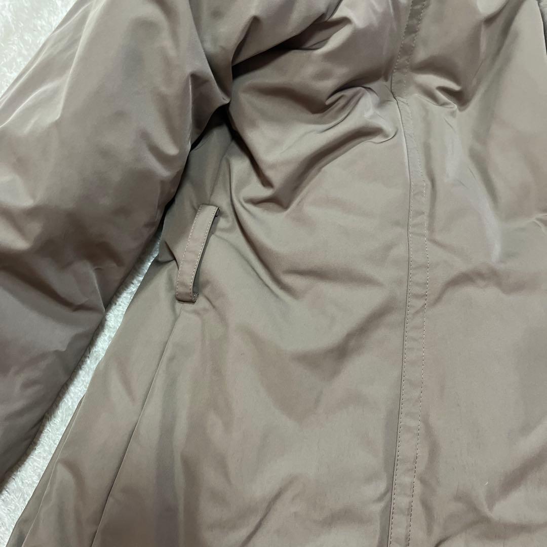 新品　ダーマコレクション　フォックスファーダウンコート　グレージュ　13号