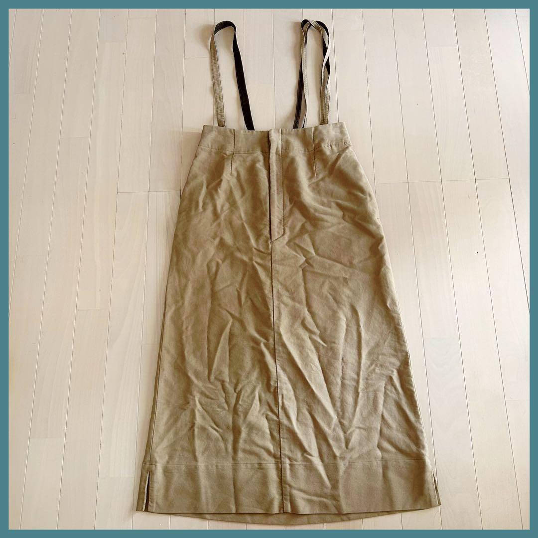 【美品】パラスパレス サロペット スカート ベージュ サイズ0