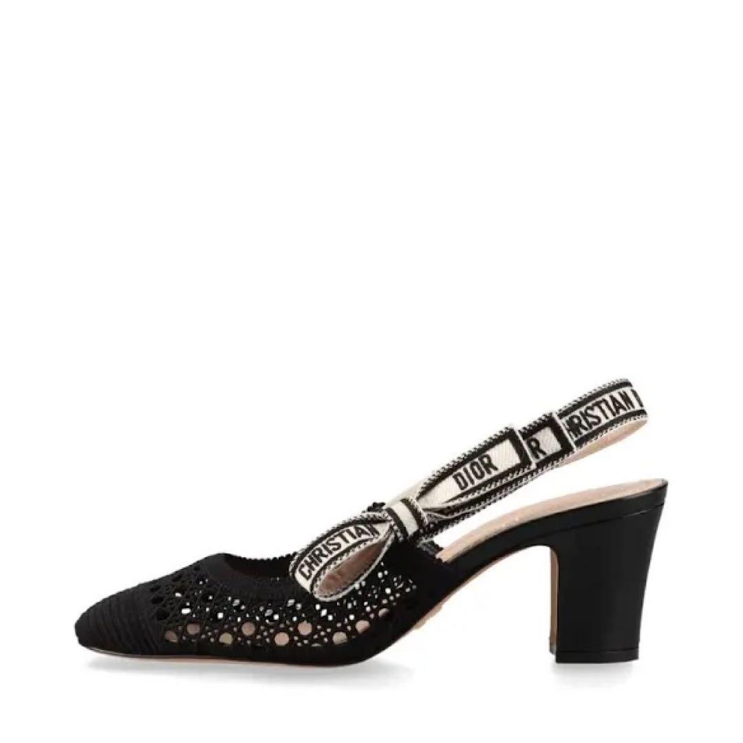 クリスチャンディオール DIOR MOI ファブリック ストラップパンプス