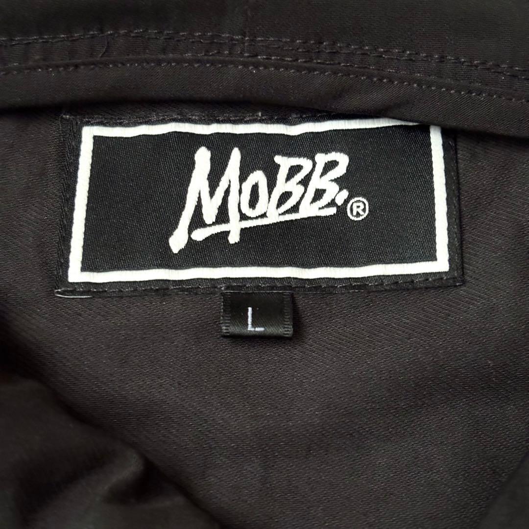 MOBB アノラックジャケット 21SS ブラック 刺繍ロゴ Lサイズ