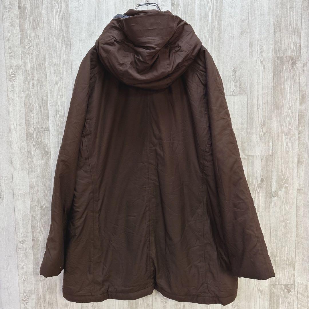US規格　ノースフェイス　ブラウン　ロングダウンコート　レディースL〜XL相当