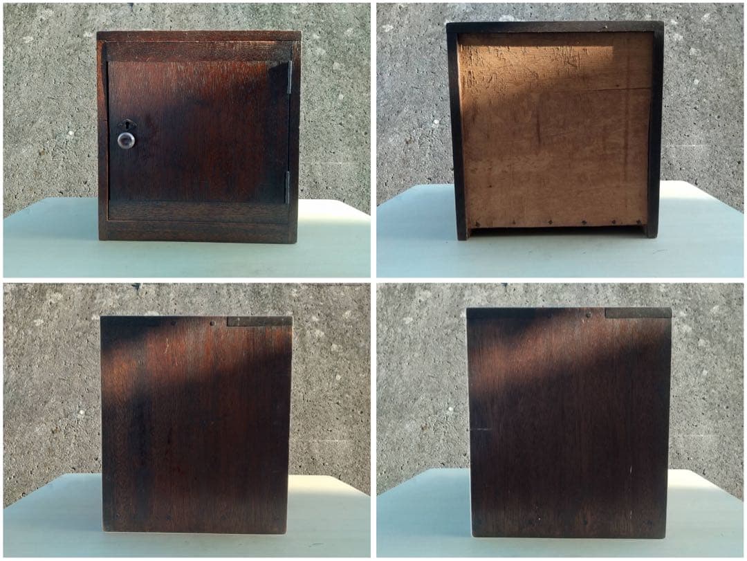 【O-1258】木棚 小物入れ 引き出し 昭和レトロ アンティーク