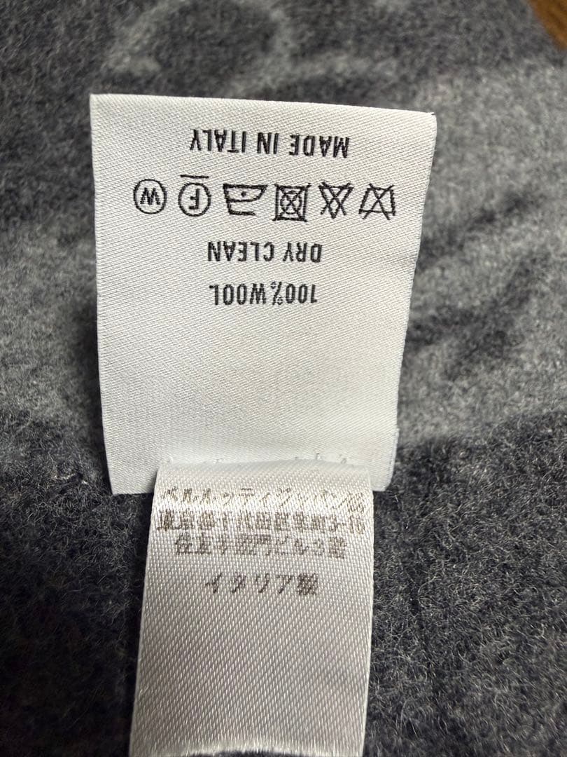 ベルルッティ Berluti マフラー スカーフ カリグラフィ クリス グレー